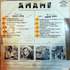 Disco de Vinilo Varios - Amame Vinyl Record