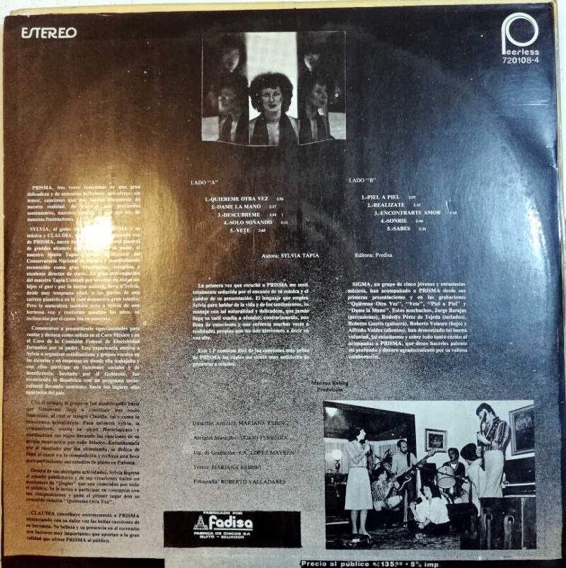Disco de Vinilo Prisma - Prisma Vinyl Record