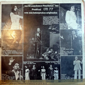 Disco de Vinilo Varios - Las 10 Canciones Finalistas Del Oti 77 Vinyl Record