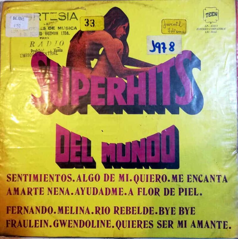 Disco de Vinilo Varios - Súper Hits Del Mundo Vol 1 Vinyl Record