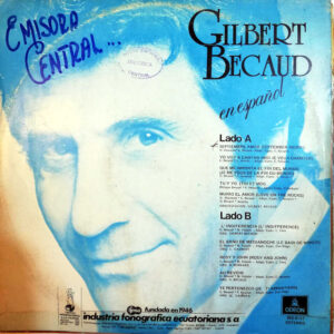 Disco de Vinilo Gilbert Becaud - En Español Vinyl Record