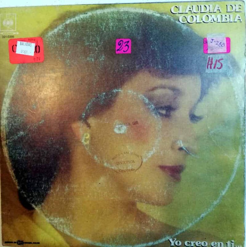 Disco de Vinilo Claudia - Yo Creo En Tí Vinyl Record