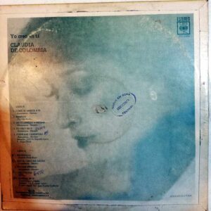 Disco de Vinilo Claudia - Yo Creo En Tí Vinyl Record