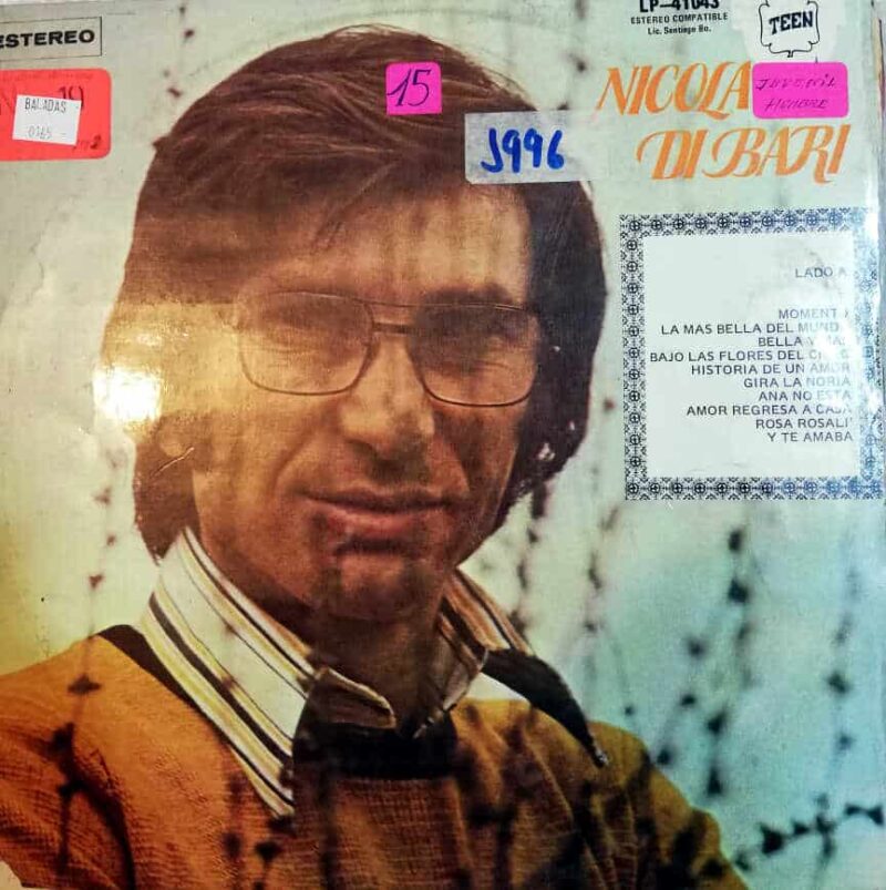 Disco de Vinilo Nicola Di Bari - En Español Vinyl Record