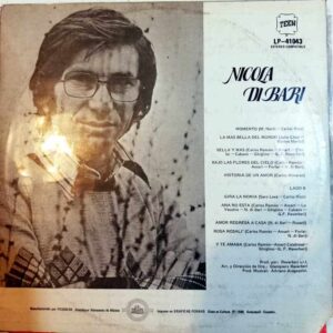 Disco de Vinilo Nicola Di Bari - En Español Vinyl Record