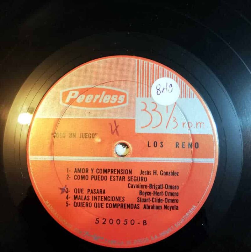 Disco de Vinilo Los Reno - Solo Un Juego Vinyl Record