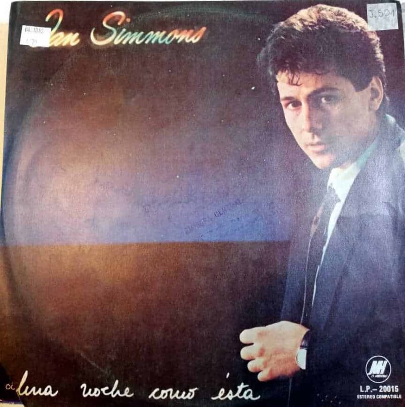 Disco de Vinilo Ian Simmons - Una Noche Como Esta Vinyl Record