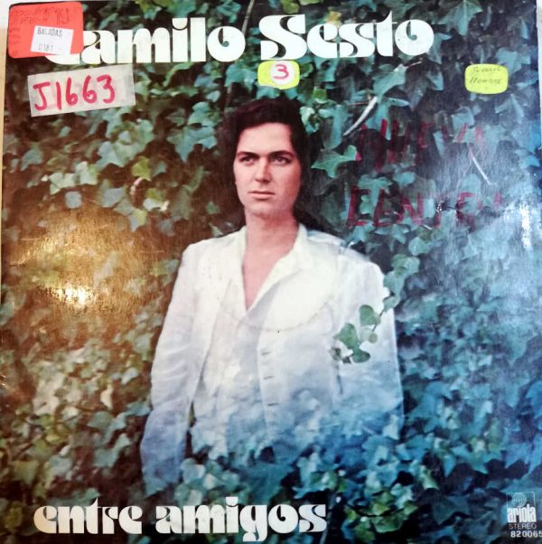 Disco de Vinilo Camilo Sesto - Entre Amigos Vinyl Record