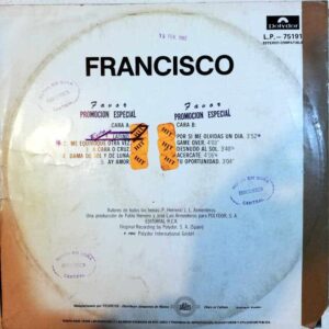 Disco de Vinilo Francisco - Latino Vinyl Record