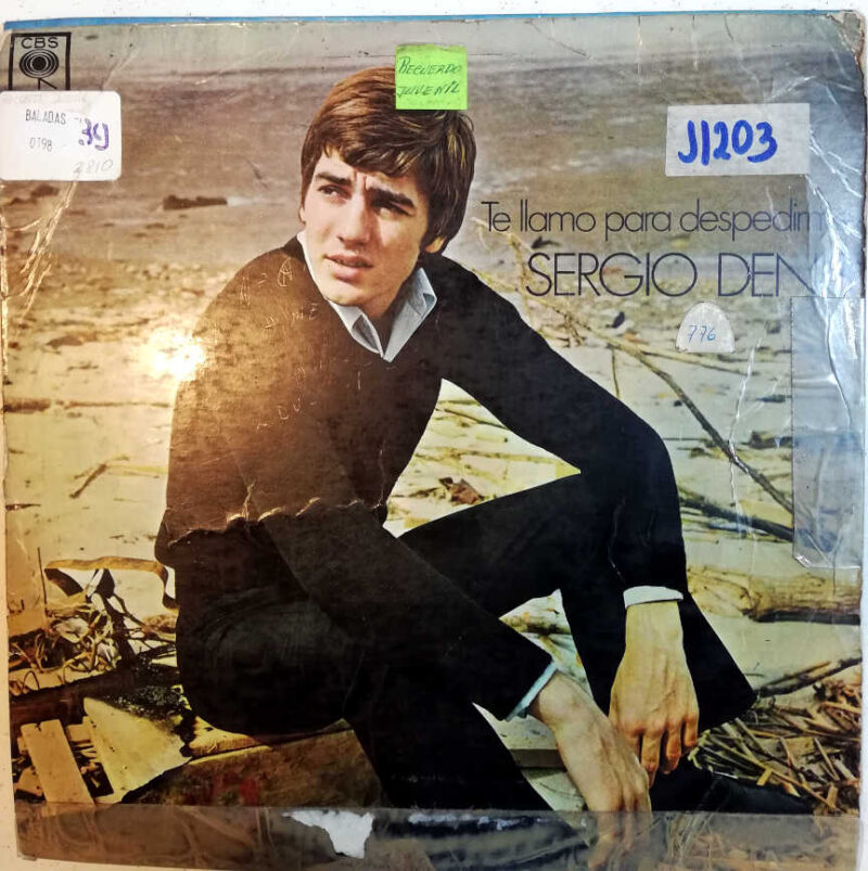 Disco de Vinilo Sergio Denis - Te Llamo Para Despedirme Vinyl Record