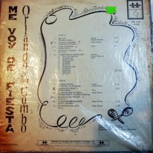 Disco de Vinilo Orlando Y Su Combo - Me Voy De Fiesta Vinyl Record