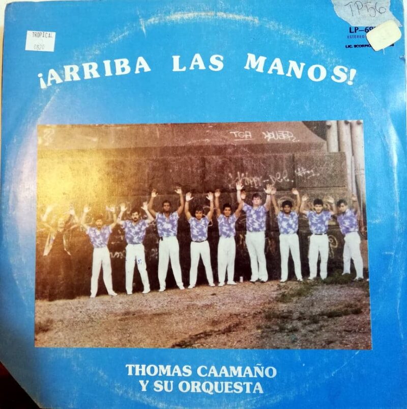 Disco de Vinilo Thomas Caamaño Y Su Orquesta - Arriba Las Manos Vinyl Record
