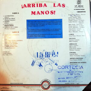 Disco de Vinilo Thomas Caamaño Y Su Orquesta - Arriba Las Manos Vinyl Record