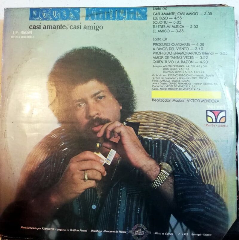 Disco de Vinilo Pecos Kanvas - Casi Amante Casi Amigo Vinyl Record