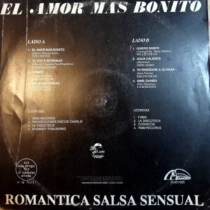 Disco de Vinilo Varios - El Amor Más Bonito Vinyl Record