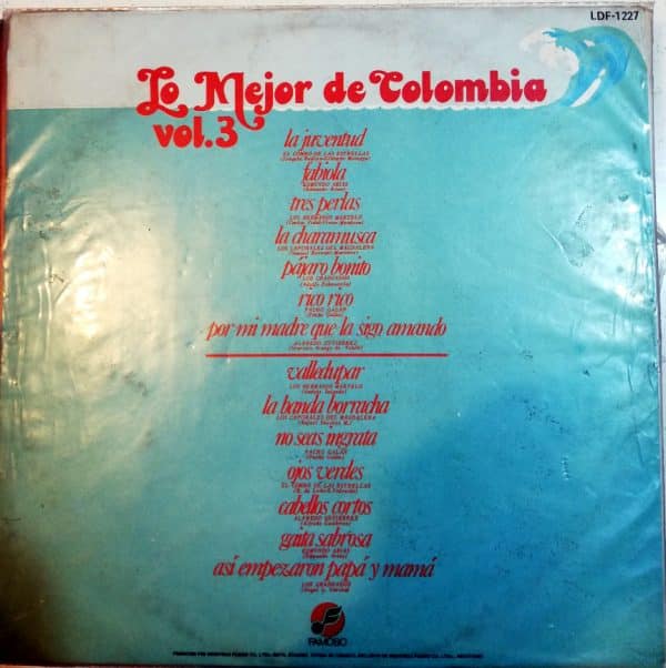 Disco de Vinilo Varios - La Mejor De Colombia Vol.3 Vinyl Record