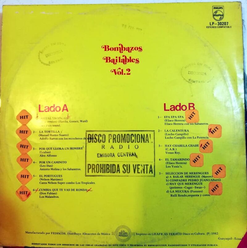 Disco de Vinilo Varios - Bombazos Bailables Vol 2 Vinyl Record