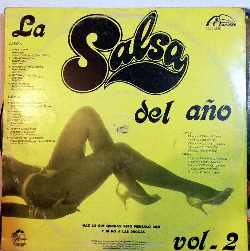 Disco de Vinilo Varios - La Salsa Del Año Vol 2 Vinyl Record