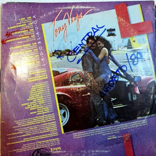 Disco de Vinilo Tony Vega - Yo Me Quedo Vinyl Record