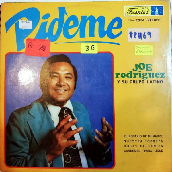 Disco de Vinilo Joe Rodriguez Y Su Grupo Latino - Pideme Vinyl Record