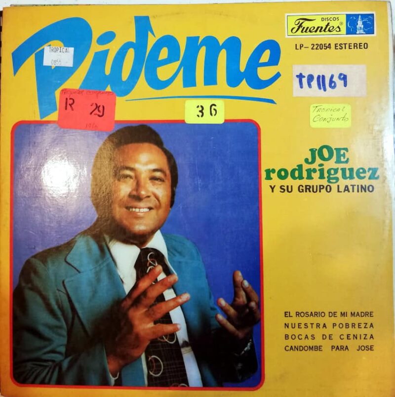 Disco de Vinilo Joe Rodriguez Y Su Grupo Latino - Pideme Vinyl Record
