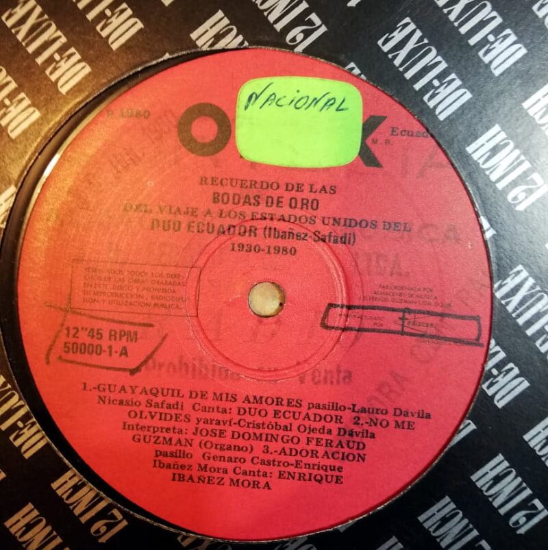 Disco de Vinilo Alfredo Barrantes - Bodas De Oro De La Orquesta Blacio Vinyl Record