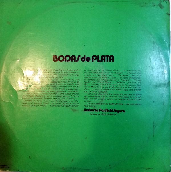 Disco de Vinilo El Show De Las Estrellas Vol.1 Tropical Internacional - Bodas De Plata Vinyl Record