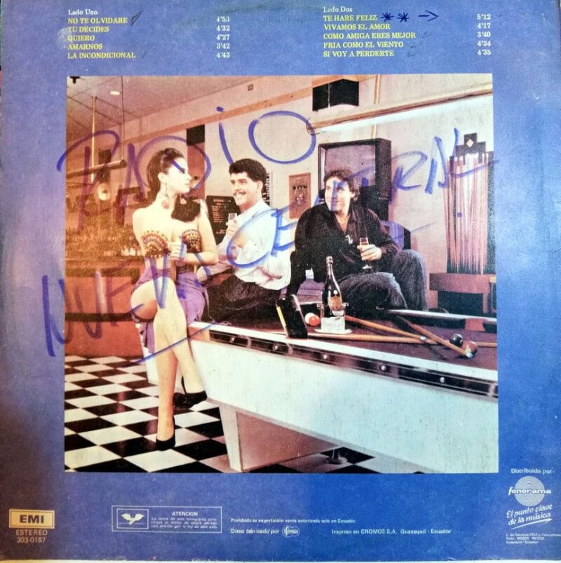 Disco de Vinilo Mauricio Silba Y Manuel Guerra - Amor Incondicional Vinyl Record