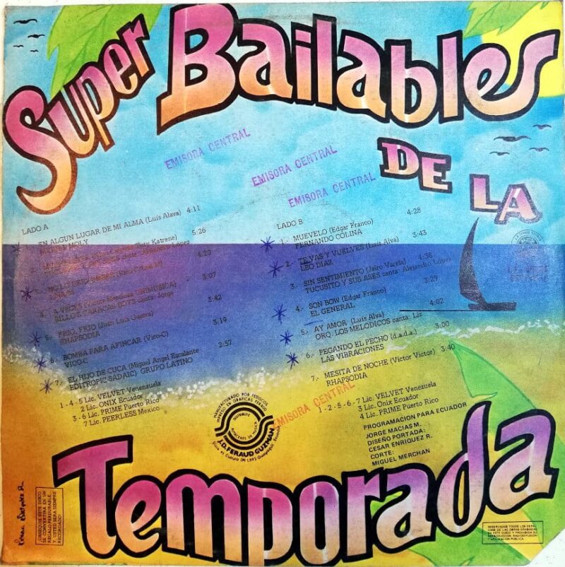 Disco de Vinilo Varios - Super Bailables De La Temporada Vinyl Record