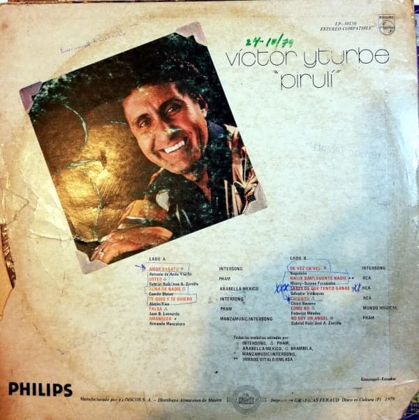 Disco de Vinilo Victor Yturbe - Piruli Vinyl Record