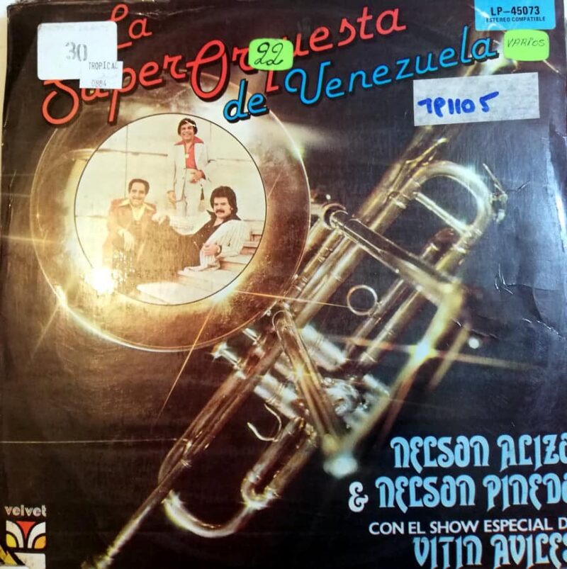 Disco de Vinilo La Super Orquesta De Venezuela - Nelson Alizo Vinyl Record