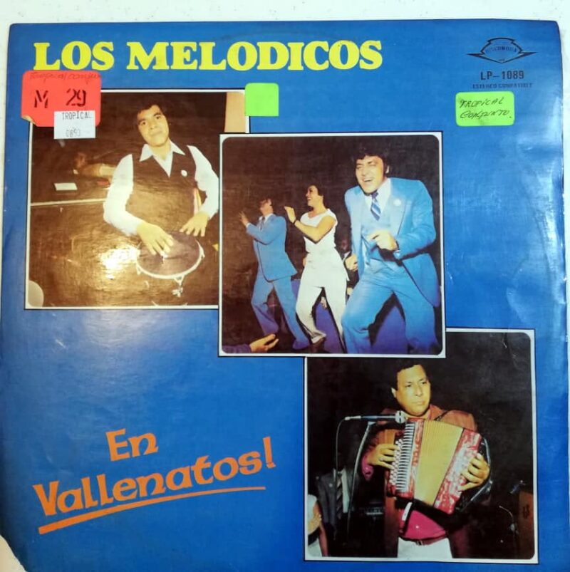 Disco de Vinilo Los Melodicos - Los Melodicos En Vallenatos Vinyl Record