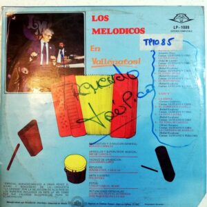 Disco de Vinilo Los Melodicos - Los Melodicos En Vallenatos Vinyl Record