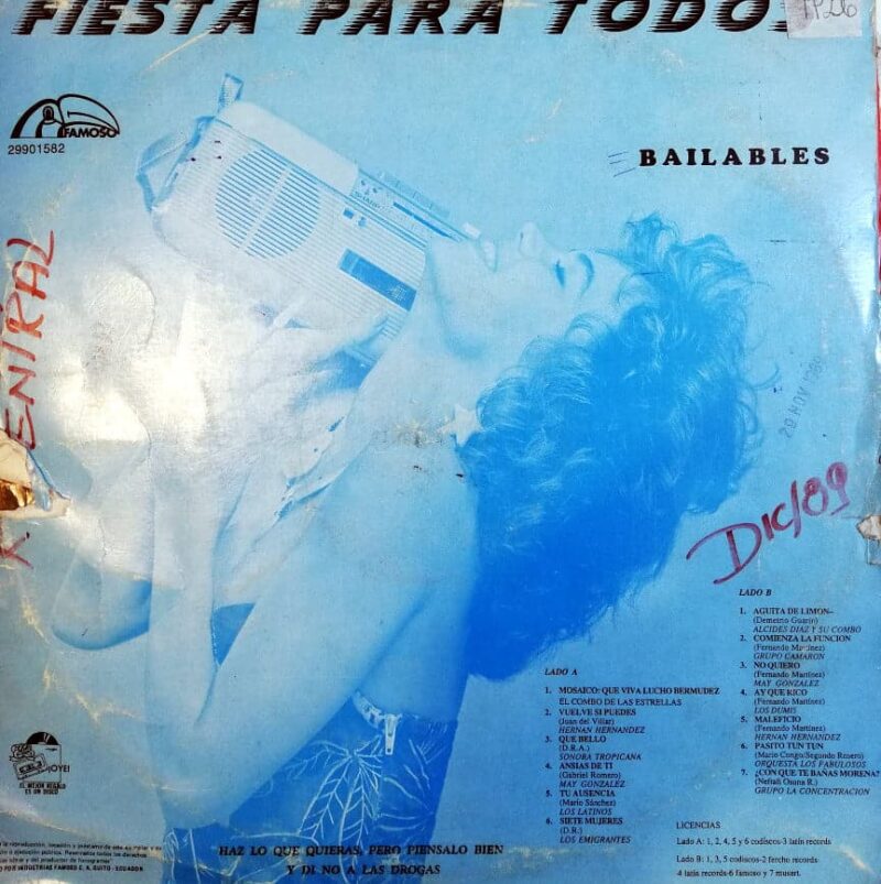 Disco de Vinilo Varios - Fiesta Para Todos Vinyl Record