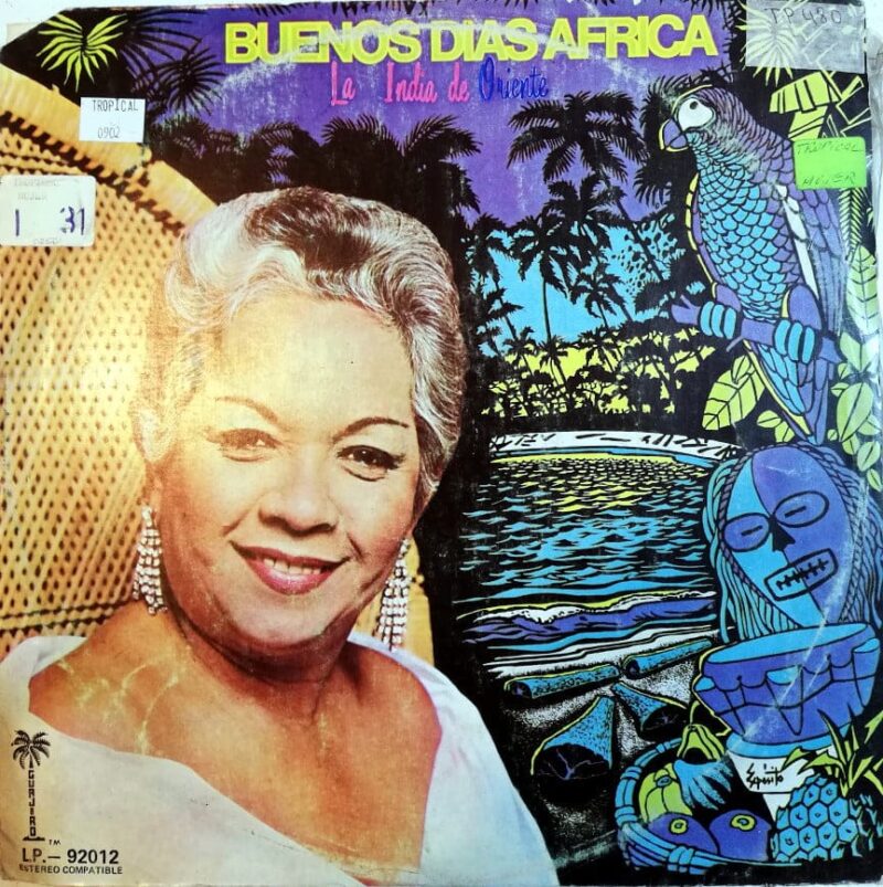 Disco de Vinilo La India Del Oriente - Buenos Dias Africa Vinyl Record