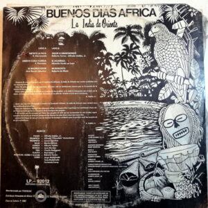 Disco de Vinilo La India Del Oriente - Buenos Dias Africa Vinyl Record