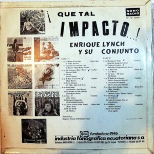 Disco de Vinilo Enrique Linch Y Su Conjunto - …Que Tal Impacto Vinyl Record