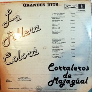 Disco de Vinilo Corraleros De Majagual - La Pollera Colora – Grandes Hits Vinyl Record