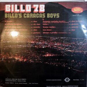 Disco de Vinilo Billo's Caracas Boys - Billo 78 Vinyl Record