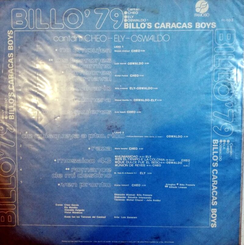 Disco de Vinilo Billo's Caracas Boys - Billo 79 Vinyl Record