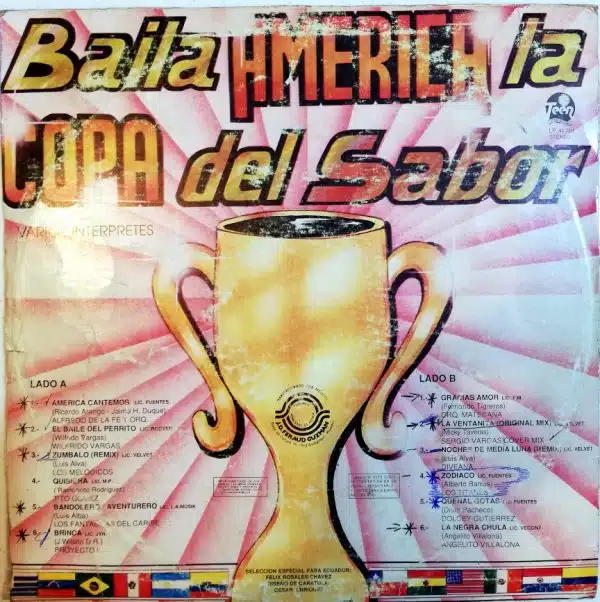 Disco de Vinilo Varios - Baila America La Copa Del Sabor Vinyl Record