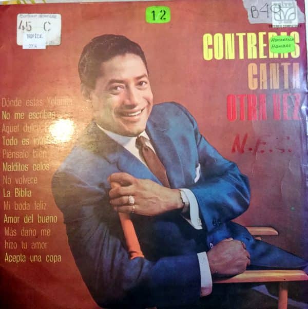 Disco de Vinilo Contreras - Contreras Canta Otra Vez Vinyl Record