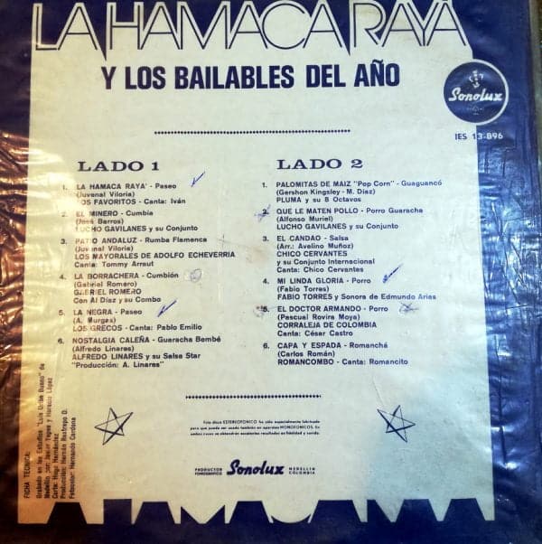 Disco de Vinilo La Hamaca Raya - Y Los Bailables Del Año Vinyl Record
