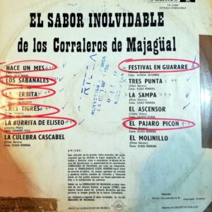 Disco de Vinilo Los Corraleros De Majagual - El Sabor Inolvidable Vinyl Record