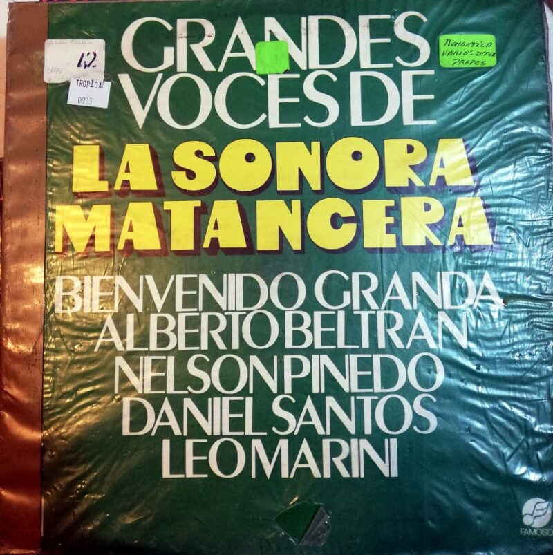 Disco de Vinilo La Sonora Matancera - Grandes Voces Vinyl Record