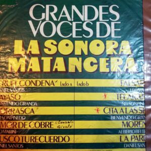 Disco de Vinilo La Sonora Matancera - Grandes Voces Vinyl Record