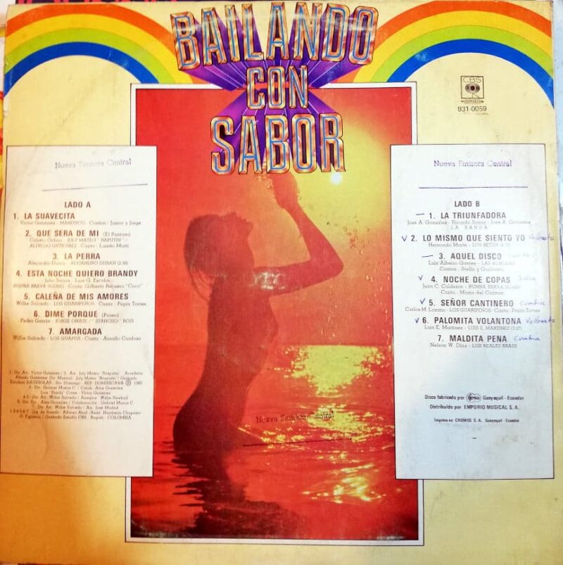 Disco de Vinilo Varios - Bailando Con Sabor Vinyl Record