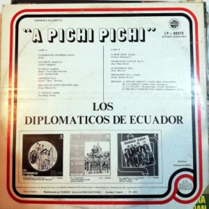 Disco de Vinilo Los Diplomaticos De Ecuador - A Pichi Pichi Vinyl Record