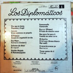 Disco de Vinilo Los Diplomaticos - Los Diplomaticos Vinyl Record