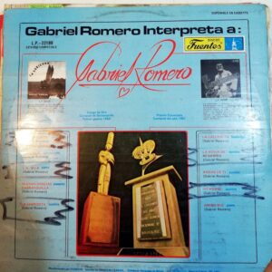 Disco de Vinilo Gabriel Romero - Interpreta A Gabriel Romero Vinyl Record